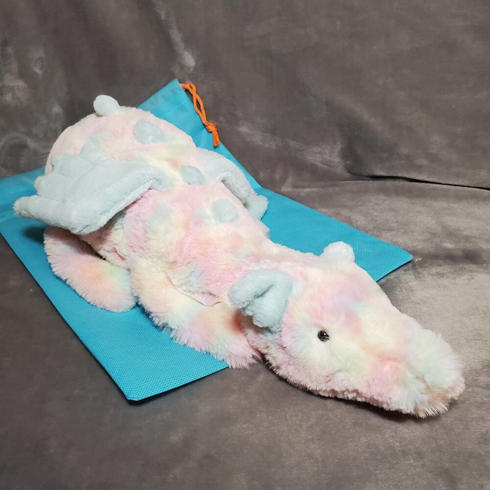Jellycat London AUTHENTIC Lazulia Dragon Large Plush w/Dust Bag BRAND NEW W/TAGS